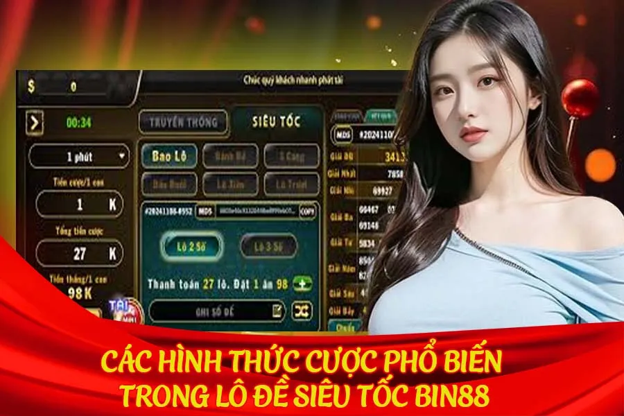 Các hình thức cược phổ biến trong Lô Đề Siêu Tốc Bin88