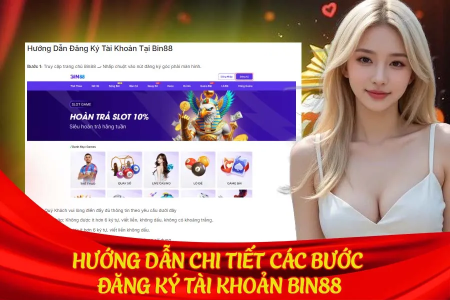 Hướng Dẫn Chi Tiết Các Bước Đăng Ký Tài Khoản Bin88