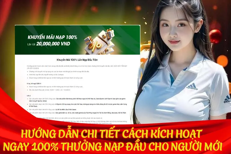 Hướng Dẫn Chi Tiết Cách Kích Hoạt Ngay 100% Thưởng Nạp Đầu Cho Người Mới