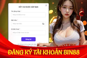 đăng ký tài khoản bin88